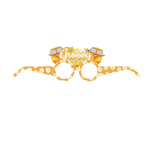 Nouvelles lunettes en papier rétro sur le thème hippie lunettes multi-styles articles décoratifs fête amusant coloré décoré lunettes 3D - Product Image 6