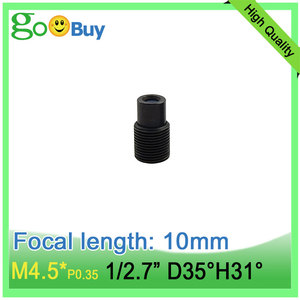 M4.5 * P0.35 kumparan 10mm lensa 35 derajat untuk 1/2.7 "ov277 sensor HD fokus panjang pinhole lensa kamera dengan pemegang lensa mini - Product Image 2