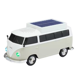 Altavoz WS-698 de 5W con Energía Solar, Diseño Mini <span class=keywords><strong>BUS</strong></span>, Radio FM, Ranura para Tarjeta TF, Altavoz Inalámbrico Portátil Estéreo con Bajos Potentes - Product Image 3