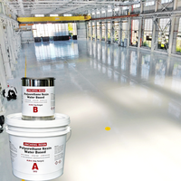 Revêtement en résine polyuréthane à base d'eau auto-nivelant antidérapant transparent haute performance pour sols en béton