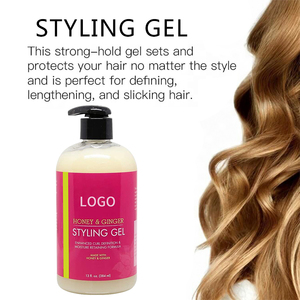<span class=keywords><strong>Gel</strong></span> para Estilismo <span class=keywords><strong>de</strong></span> cabello para mujer, <span class=keywords><strong>Gel</strong></span> para estilizar el cabello, con <span class=keywords><strong>rizos</strong></span> mejorados <span class=keywords><strong>de</strong></span> 384ml, fórmula <span class=keywords><strong>de</strong></span> retención <span class=keywords><strong>de</strong></span> humedad OEM, miel y jengibre - Product Image 4
