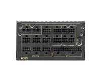 Alimentation électrique modulaire complète MSI MEG Ai1600T PCIE5 ATX3.0 DC, alimentation électrique de classe Gold 1600W pour ordinateur de bureau de jeu