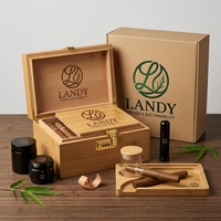 Coffret Humidor Landy en Bambou Écologique avec Serrure à Combinaison et Plateau à Rouler – Vente en Gros, Fournisseur d'Usine, Fournisseur en Vrac