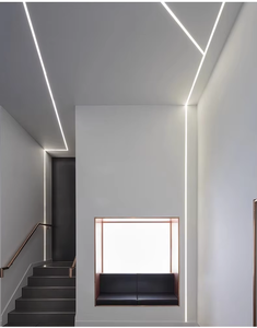Luz Lineal LED Serie 6000, Canal de Aleación de Aluminio Anodizado, Instalación Superficial/Empotrada, Perfil Oculto, Luz de <span class=keywords><strong>2700K</strong></span> - Product Image 5