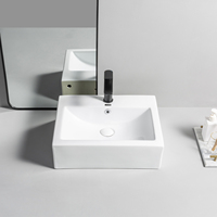 OEM ODM vasque sundowner au-dessus du comptoir lavabo rectangulaire lavabo moderne en céramique