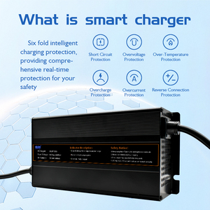 Cargador de Baterías para Vehículos Industriales de 24V Ultra-Duradero con Control de Voltaje de Alta Precisión y Tecnología de Refrigeración - Product Image 3