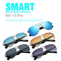 Lunettes intelligentes sans fil anti-lumière bleue, confortables, longue autonomie, chargement Type-C, appels téléphoniques et navigation AR