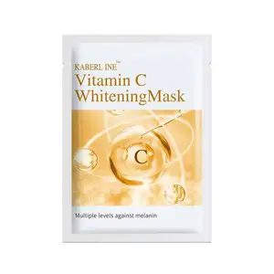Facial Mask Oem Factory Cosmetic Natural Skin Care Whitening Moisturizing Vitamin C Face Sheet Anti Aging Beauty