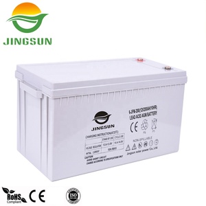 Jingsun แบตเตอรี่ตะกั่วกรด12V แบบเจลชาร์จไฟได้รอบลึกแบตเตอรี่พลังงานแสงอาทิตย์200ah 12V สำหรับระบบสุริยะ - Product Image 1