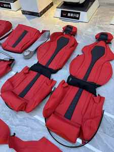 Fundas de Asiento de Coche de Cuero de Lujo, Impermeables, Antideslizantes y Duraderas, Juego Completo Universal para BMW M3, Gran Venta - Product Image 1