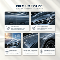 Film de protection de peinture automobile multi-finition, vinyle TPU PET PVC transparent mat, autocollant, pour envelopper la carrosserie