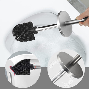 <span class=keywords><strong>Porte</strong></span>-<span class=keywords><strong>brosse</strong></span> de toilette mural moderne et écologique en acier inoxydable pour salle de bain - Product Image 3