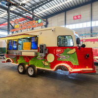 Seahisun camping-car hot-dog chariot de nourriture remorque kiosque restaurant/équipement de restauration crème glacée mobile petit camion de nourriture
