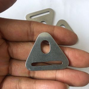 หัวเข็มขัดสแตนเลสทรงสามเหลี่ยม Eda ขนาด 25 มม. อุปกรณ์เต็นท์กลางแจ้ง อุปกรณ์เสริมตาข่ายบังแดด - Product Image 1