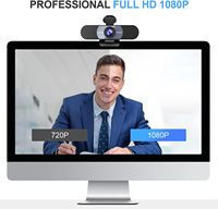 Cámara Web EMEET 1080P HD C960 con Micrófono, Cámara Web 2K con Micrófono, 2K UHD, 2 Micrófonos con Reducción de Ruido