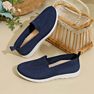 Zapatos Casuales de Mujer de Color Sólido, Transpirables, Ligeros y Cómodos, de Primavera, de Caña Baja, Tejidos de Malla, Multicolores, los Mejores - Product Image 5
