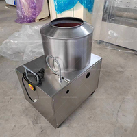 Industriële elektrische automatische fruit- en groenteschiller, aardappel- en wortelschiller, wasmachine