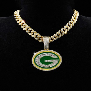 Kalung Juara Green Bay Packers Grosir Pabrik Berkualitas Tinggi Liontin Olahraga Personalisasi - Product Image 2