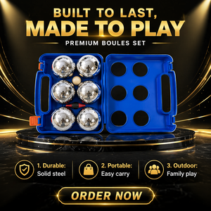 <span class=keywords><strong>Jeu</strong></span> <span class=keywords><strong>de</strong></span> boules <span class=keywords><strong>de</strong></span> <span class=keywords><strong>pétanque</strong></span> en métal électroplaqué avec étui en plastique pour pelouse, jardin et fêtes <span class=keywords><strong>de</strong></span> famille - Product Image 6