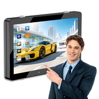 Pantalla Digital de Señalización para Exteriores de 55 y 65 Pulgadas, IP65, 2000cd/m2, Montada en Pared, Pantalla Táctil LCD, para Comercios, Zonas Turísticas y Lugares Escénicos