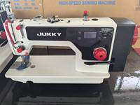 Machine à coudre industrielle JUKKY 9810, nouveau design, haute vitesse, aiguille simple, entraînement direct, moteur intégré, lit plat
