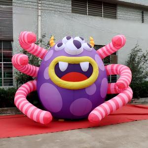 Modèle de fantôme gonflable sur mesure de <span class=keywords><strong>Ghostbusters</strong></span>, monstre gonflable géant vert, décorations d'Halloween pour la cour, le jardin, le centre commercial - Product Image 5