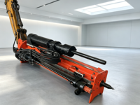 Machine de forage et de fendage robuste à essence pour les opérations en carrière de pierre en extérieur