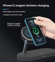 Station de charge magnétique sans fil 15W 3 en 1 pour iPhone 14 13 chargeur magnétique sans fil pour Airpods Pro pour Apple Watch 6 chargeur
