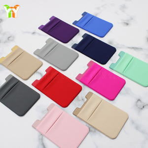 Étui de téléphone en Lycra avec poche adhésive, pochette arrière pour téléphone, pochette pour carte d'identité, portefeuille de téléphone en Lycra, porte-cartes de crédit - Product Image 6
