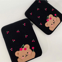 Corée du Sud Designer Liner Bag pour 11/13 Case Cherry Bear Tablet Computer Bag Housse pour ordinateur portable Pochette pour ordinateur portable