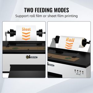 A3+ Dual XP600 Flatbed Printer 5760 1440dpi DTF Transfer <b>Printing</b> <b>Machine</b> for T-Shirts Hats 6 500ml Inks White Ink Mixing 500ml - Product Image 3