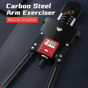Entrenador de <span class=keywords><strong>fuerza</strong></span> de brazo hidráulico ajustable para el hogar, ejercitador de brazo con resorte para entrenamiento de músculos pectorales, equipo de entrenamiento de <span class=keywords><strong>fuerza</strong></span> para muñeca y brazo - Product Image 5