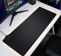 Tapis de souris RGB de haute qualité Tigerwings, tapis de souris E Certificate personnalisé, taille XXL, tapis de souris de jeu LED RGB