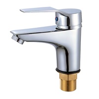 Robinet mitigeur de lavabo en Zinc Durable, poignée unique, prix moderne, robinet de lavabo chromé
