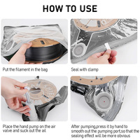 Sacs de stockage sous vide pour filament d'imprimante 3D YOUQI, anti-humidité/anti-poussière, réutilisables, pour bobines de 0,5 kg à 1 kg