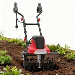 VERTAK 1500W motoculteur électrique <span class=keywords><strong>cultivateur</strong></span> usage domestique motoculteur de jardin à main avec lame 24 pièces - Product Image 1