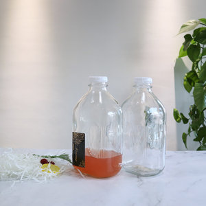 Botella <span class=keywords><strong>de</strong></span> Vidrio Redonda Personalizada <span class=keywords><strong>de</strong></span> 2000 ml, Ecológica y Reciclable para Leche, Café, <span class=keywords><strong>Tequila</strong></span> y Más - Product Image 2