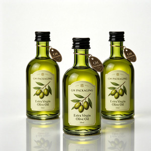 Bouteille en verre de style nordique de 50 ml pour vodka, whisky, gin, brandy, <span class=keywords><strong>tequila</strong></span>, huile d'olive, avec bouchon à vis - Product Image 2
