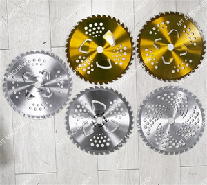 Hoja de sierra profesional industrial de 4 pulgadas para cortar madera, de acero soldado con láser, pintada de blanco, prensada en caliente - Product Image 4