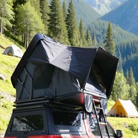 Carpa de Techo Triangular de Aluminio Rígido para las Cuatro Estaciones, Impermeable, Sin Necesidad de Instalación, Espacio Amplio para 2-3 Personas, para Exteriores