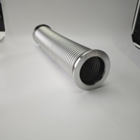 Fuelle de Vacío de Acero Inoxidable KF50 de Alta Calidad, Pared Gruesa de 0.3mm, Tipo de una Pieza, SUS304
