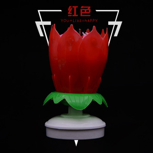 Candele di Compleanno con Design Unico a Fiore di Loto in Fiore, Realizzate a Macchina in Cera di Paraffina, Prezzo Moderato per Occasioni di Capodanno - Product Image 5