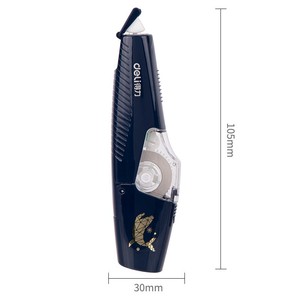 Deli Correction Tape 71497 6m Blue Refillable Pen Type For Students - Product Image 1