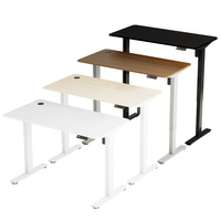 Bureau électrique à hauteur réglable à 2 niveaux rectangulaire, table de travail debout pour ordinateur, moderne, pour SAA Australie