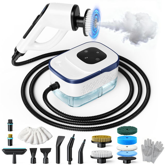 2026 New Fast Heating Steamer 6-levels Adjustable All-in-one Portable Steam Cleaner for Kitchen Floor Grease Dirt Cleaning