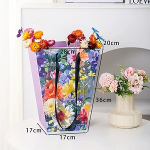 Boîtes à fleurs en papier d'art de luxe de haute qualité avec des matériaux recyclés pour l'arrangement de bouquets <span class=keywords><strong>et</strong></span> l'emballage de cadeaux Impression offset - Product Image 2