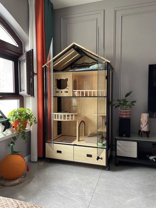 Panoramic Luxury Home for Large Pet Indoor Japanese Style