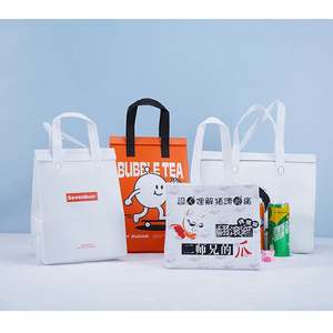 กระเป๋าเก็บความเย็นสำหรับส่งอาหารแบบฉนวนกันความร้อนอะลูมิเนียมแบบกำหนดเอง - Product Image 4