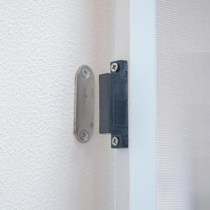 Puerta de mosquitera de aluminio especial personalizable, bisagras de puerta abatibles de plástico, marco fijo, mosquitera, puerta de pantalla - Product Image 2