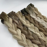 Ruili keluaran baru Virgin kualitas tinggi untuk pemanjangan rambut Remy Rusia mentah 100% gelombang lurus halus kutikula
